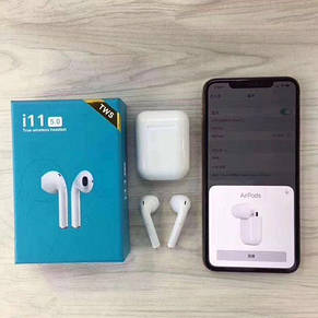 Бездротові Сенсорні Навушники AirPods i11-TWS Bluetooth з Боксом, фото 2