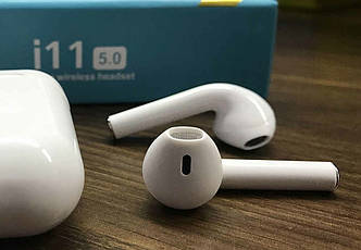 Бездротові Сенсорні Навушники AirPods i11-TWS Bluetooth з Боксом, фото 2