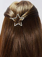 Заколка для волос Звезда (цвет золото)