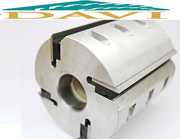 Барабан 125х32/40/50х50 AL на 4 клина для ножів товщиною 3 мм