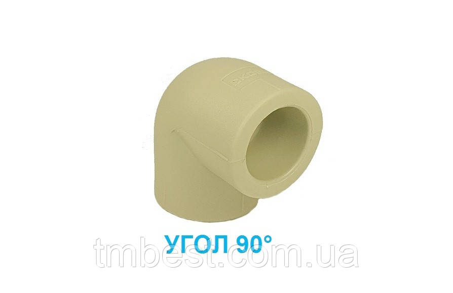 Кут поліпропіленовий 20х90 градусів