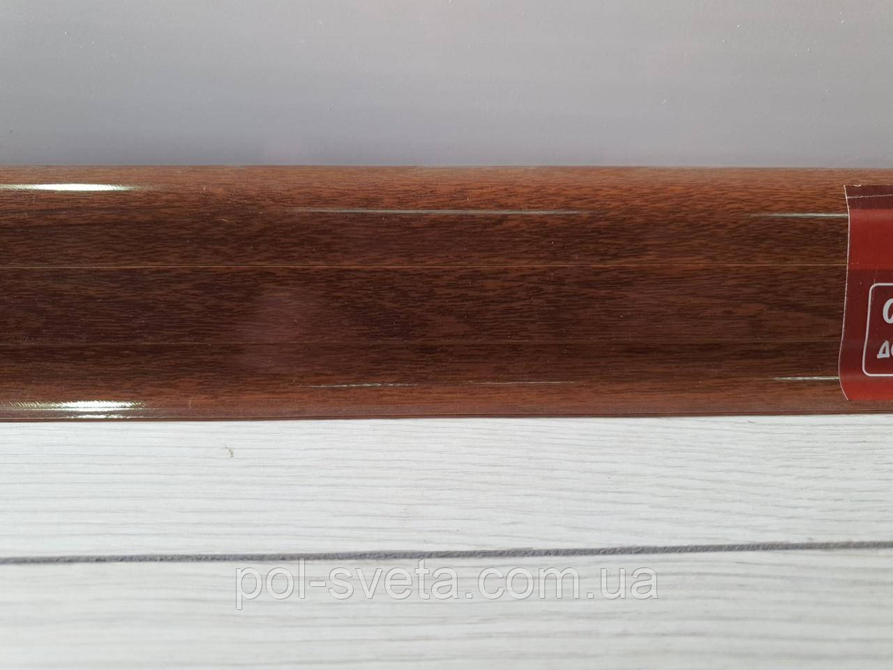 Плінтус Winnpol ПВХ з коробом Сандалове дерево 135, фото 1