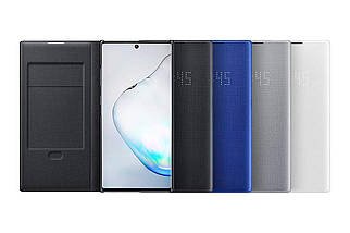Чохол-книжка LED View Cover (Blue) EF-NN975PLEGRU для Samsung Galaxy Note 10 Plus, фото 3