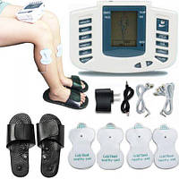 Електричний міостимулятор для всього тіла, імпульсний масажер JR-309A масажні тапочки