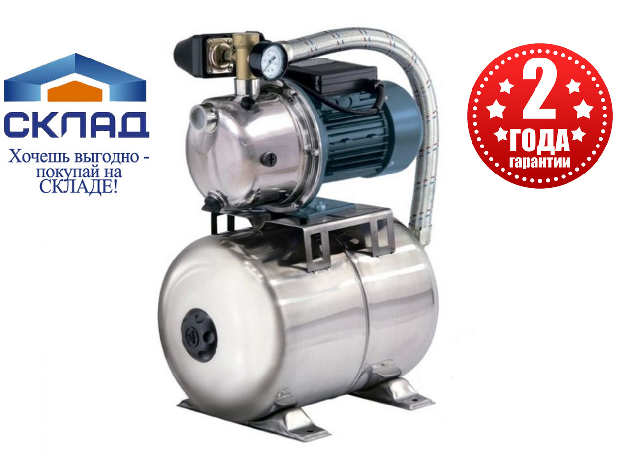 Насосна станція Насоси + AUJS 110/24L SS (UA). 3.2 м3/год, 950 Вт. напір 48 м, фото 1