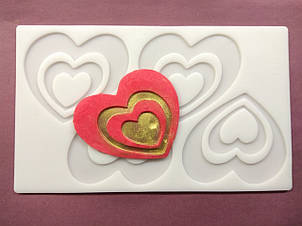 Силіконовий молд Сердечка