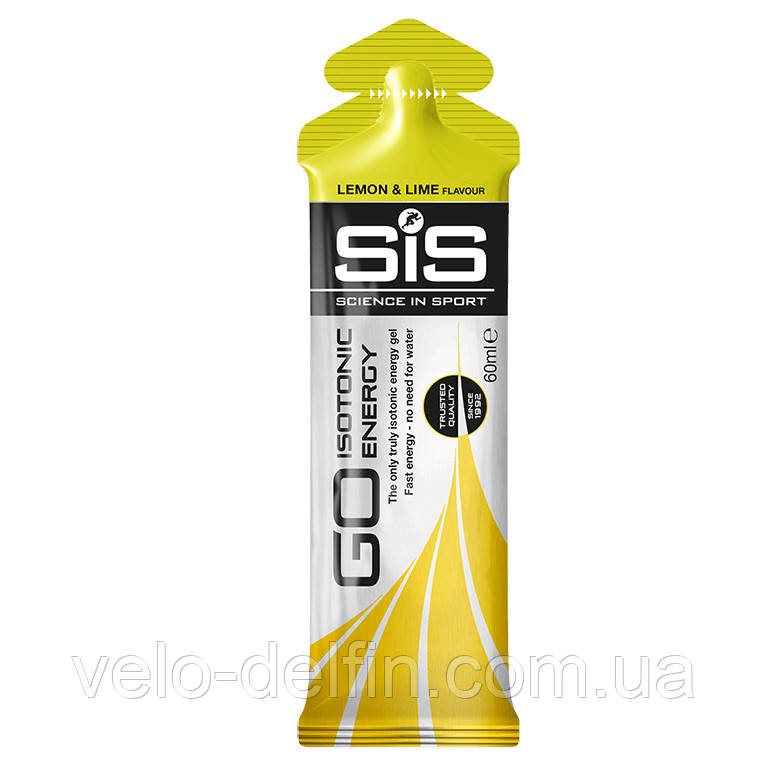 SiS Go Isotonic Energy гель лимон/лайм 60 мл, фото 1