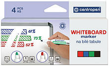Набір маркерів для дошок Centropen Board 2.5 мм (8559/4/CB)