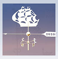 Флюгер корабель великий, нітрид титану