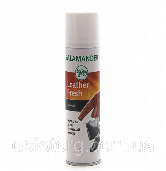 Фарба Чорна для гладкої шкіри "Leather Fresh" Salamander Німеччина 250 мл