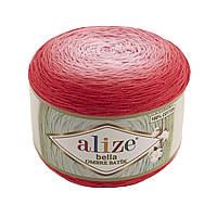 Пряжа Alize Bella Ombre Batik 7404 (Ализе Белла Омбре Батик) 100% хлопок