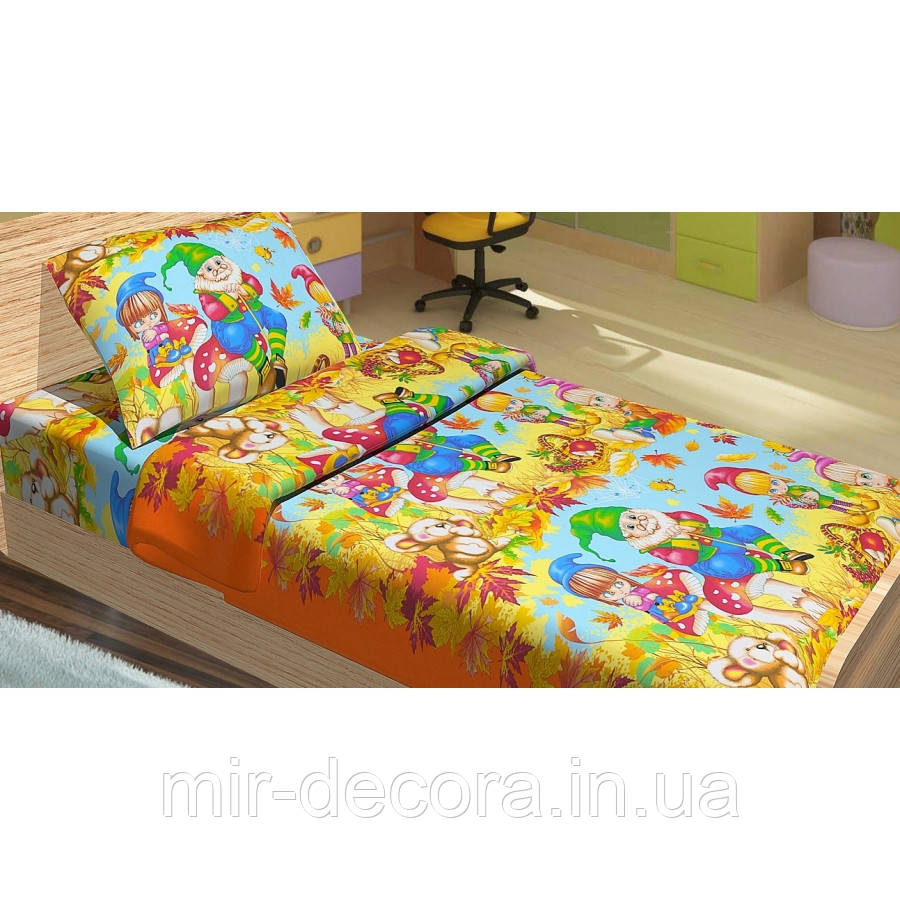 Постільна білизна для підлітків Kidsdreams 150 бязь — Осіння казка, фото 1