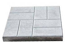 Плитка тротуарна "Паркет" 400х400 сірий колір