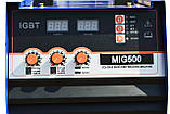 Зварювальний напівавтомат MAGNITEK MIG MMA 500, фото 7