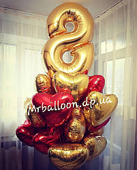 Сет гелієвих куль " 8 березня!