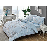 Постільна білизна Tac ранфорс — Beatrice mavi блакитний сімейний