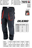 Штани робочі YATO DUERO розмір M 65%/35% поліестер/бавовна YT-8026