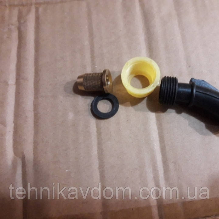 Форсунка одинарна (бронзів наконечник) до будь-якого акумуляторного обприскувача квазар (електро Forte. Мрія)