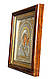 Ікона посріблена Казанська Божа Матір 23,3х25,7см прямокутної форми під склом, фото 4