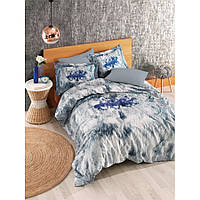 Постільна білизна Beverly Hills Polo Club ранфорс — BHPC 018 Blue євро