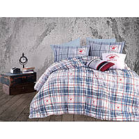 Постільна білизна Beverly Hills Polo Club ранфорс — BHPC 014 Blue євро