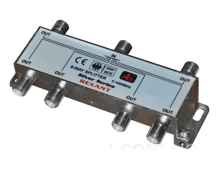 Делитель абонентский 6 Way splitter