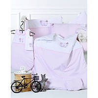 Дитячий набір у ванну для немовлят Karaca Home — Cats з аплікацією