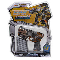 Игровой набор RoboGun 2-в-1: пистолет-трансформер SLIDER + 6 мягких пуль (K04)