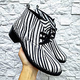 Жіночі демісезонні черевички Desert з принтом із натурального нубуку, фото 6