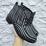 Жіночі демісезонні черевички Desert з принтом із натурального нубуку, фото 7