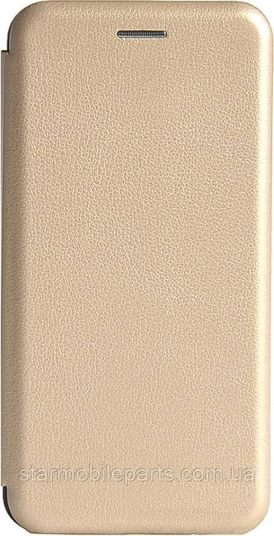 Чохол Книжка для Xiaomi Redmi Note 8 Premium Leather Case Gold (тех. пак)