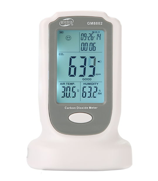 Детектор вуглекислого газу (газоаналізатор СО2) BENETECH GM8802, фото 1