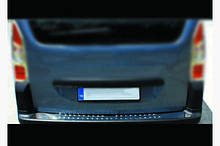 Накладки на задній бампер OmsaLine (нерж.) Peugeot Partner Tepee 2008-2018