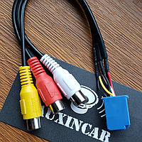 Аудіо/відео кабель Toyota 6pin Japan AV IN – для штатної магнітоли з синім портом