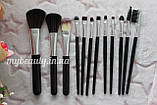 Набір пензликів для макіяжу Make Up Brush perfect foundation 12 інстументів, фото 2