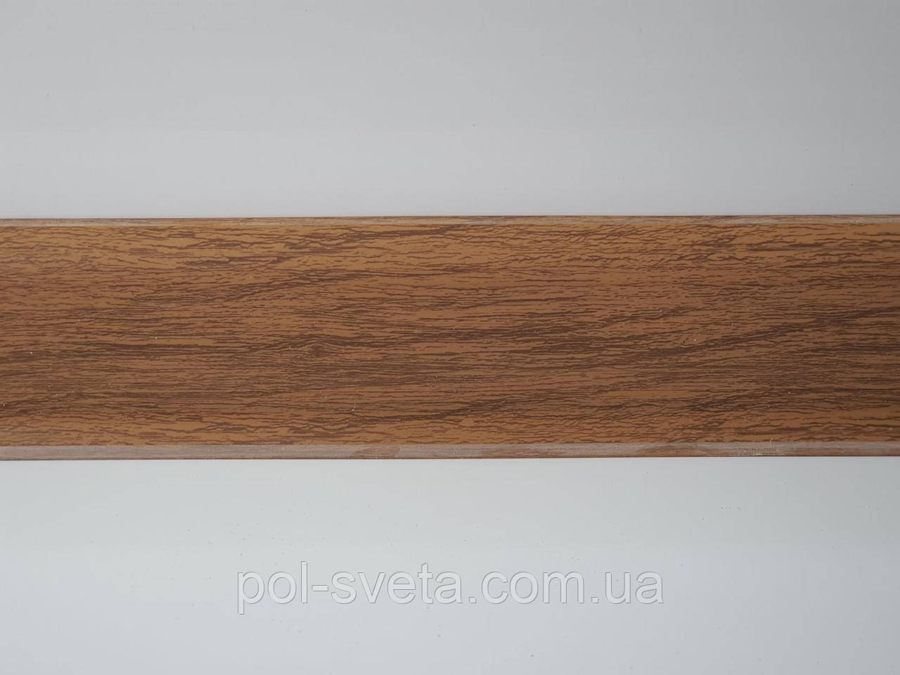 Плінтус Grun Holz ПВХ з коробом Горіх 428