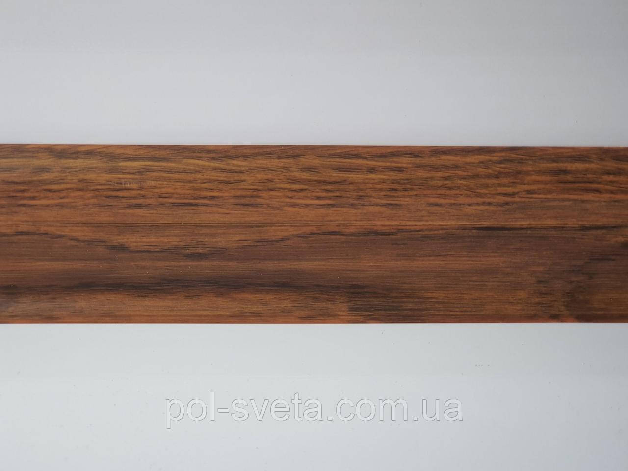 Плінтус Grun Holz ПВХ з коробом Тирено коньячний 92502