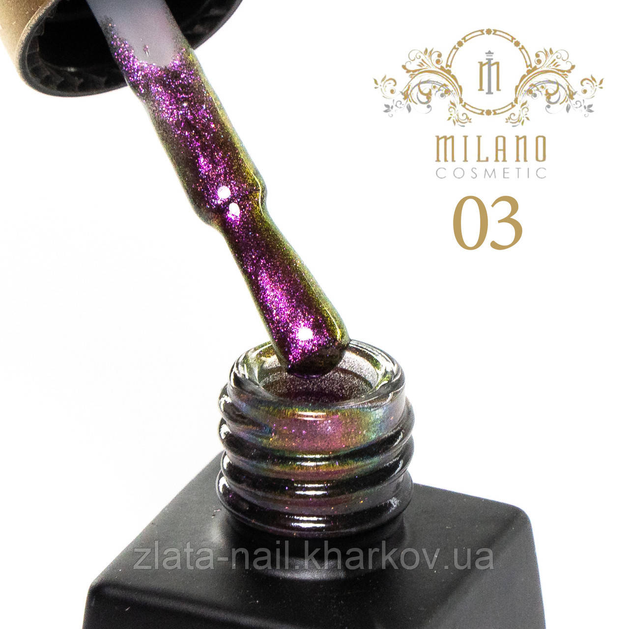 Гель лак 24 D Milano (кішка)