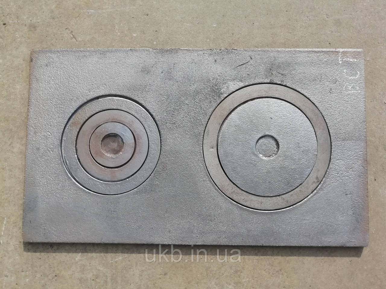 Плита чавунна двокамофрна 710*410 мм "ЕКО"