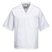 Рубашка для пекаря, короткие рукава, износостойкая саржа // Portwest