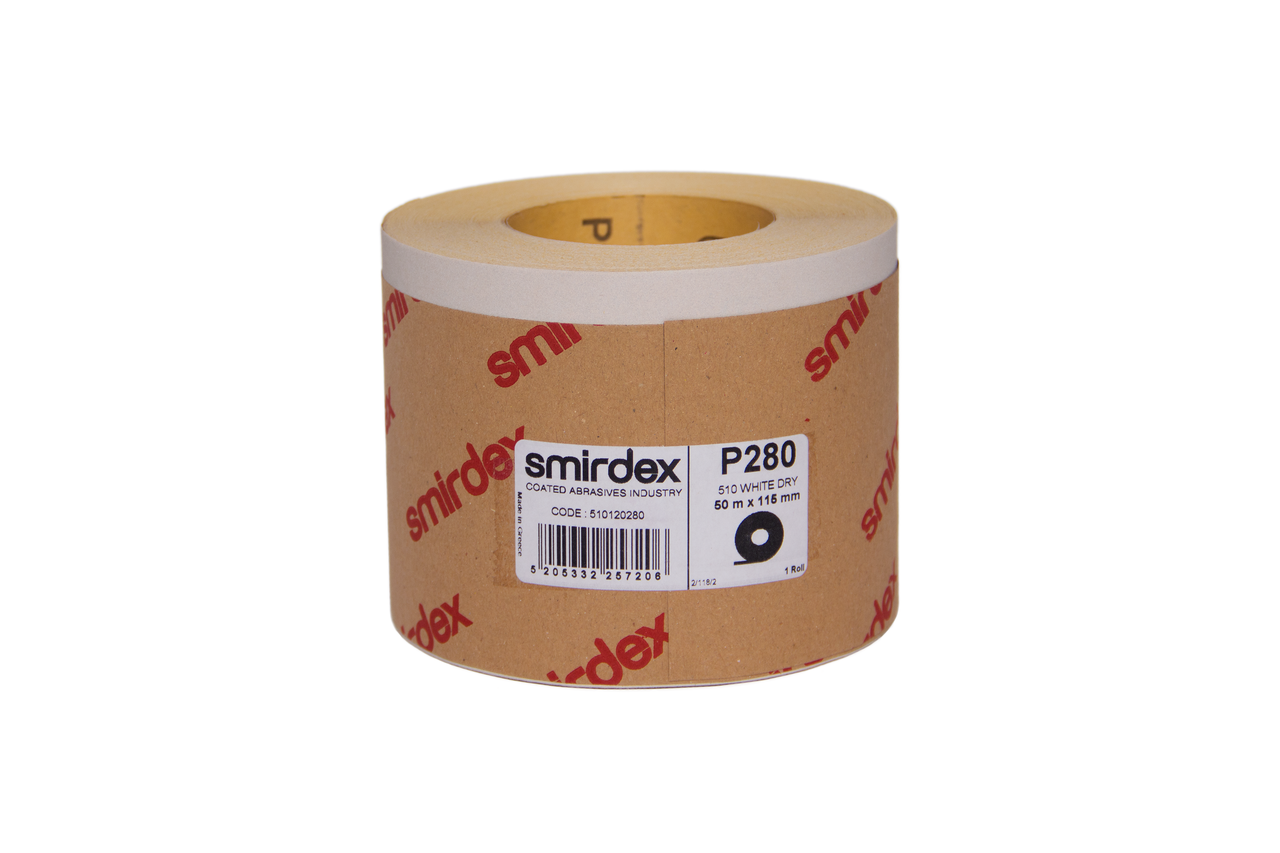 Наждачний папір Smirdex Р280 рулон білий 116 мм 50 м (Смірдекс)