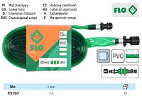 Шланг плоский для полива Польша отверстия l=7.5 м Ø=16 мм ПВХ FLO-89360