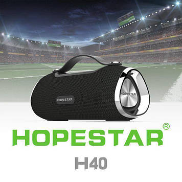 Портативна колонка Hopestar H40 (GIPS), Мобільна колонка, Переносна bluetooth колонка, Беспрводная колонка