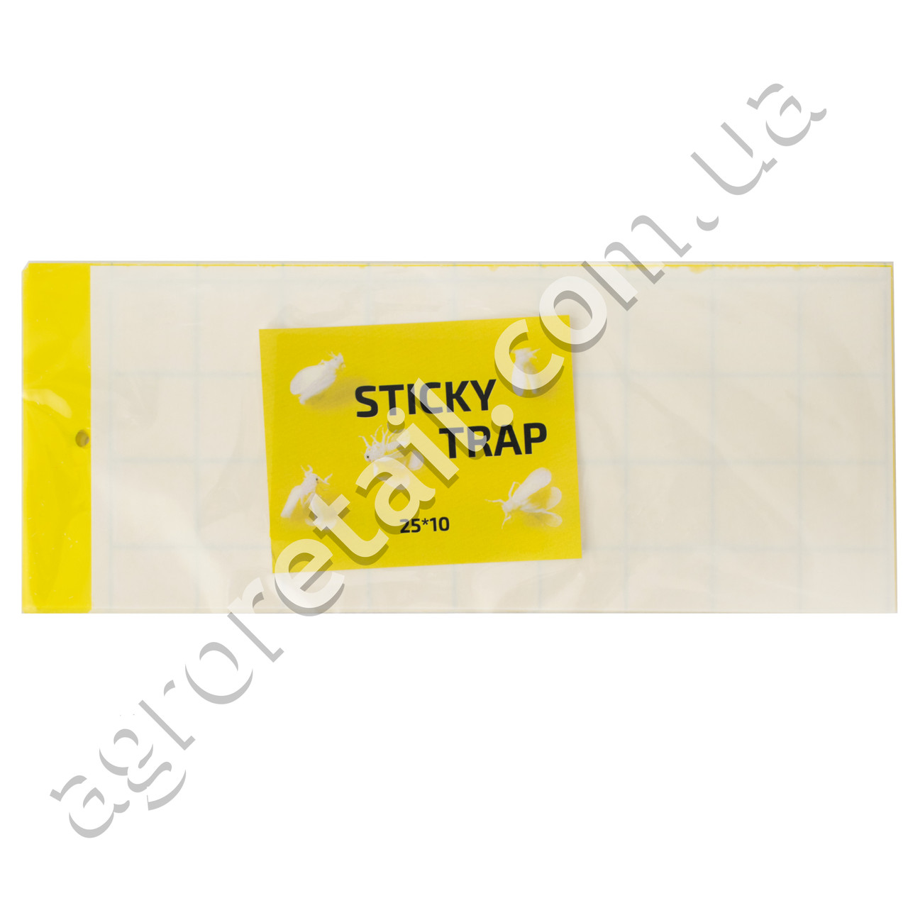 Клейова пастка від комах Sticky Trap жовта 25x10 см