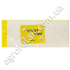 Клейова пастка від комах Sticky Trap жовта 25x10 см