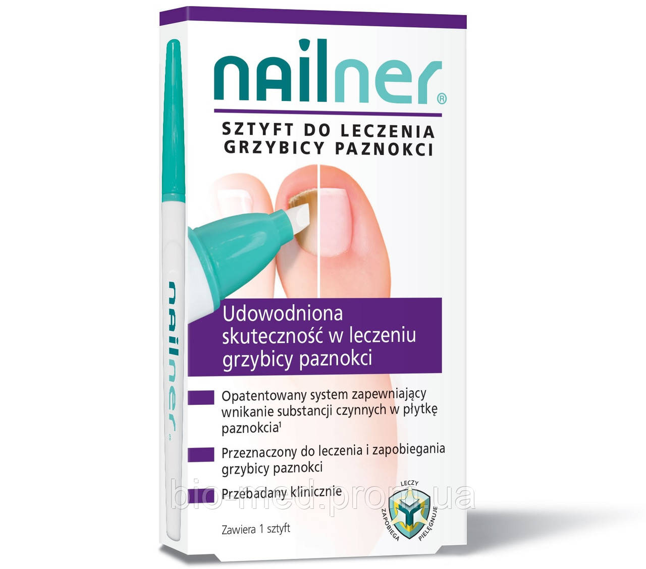 NAILNER олівець — Нейлнер для профілактики оніхомозу грибкової інфекції нігтів, 4 мл, фото 1