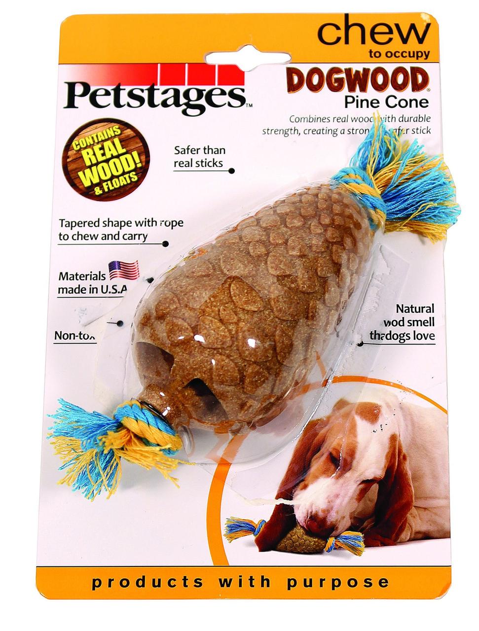 Игрушка для Собак Средних и Крупных Пород Petstages Dogwood Pine Cone ...