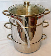 Каструля-соковарка Помічниця з неіржавкої сталі 8 літрів