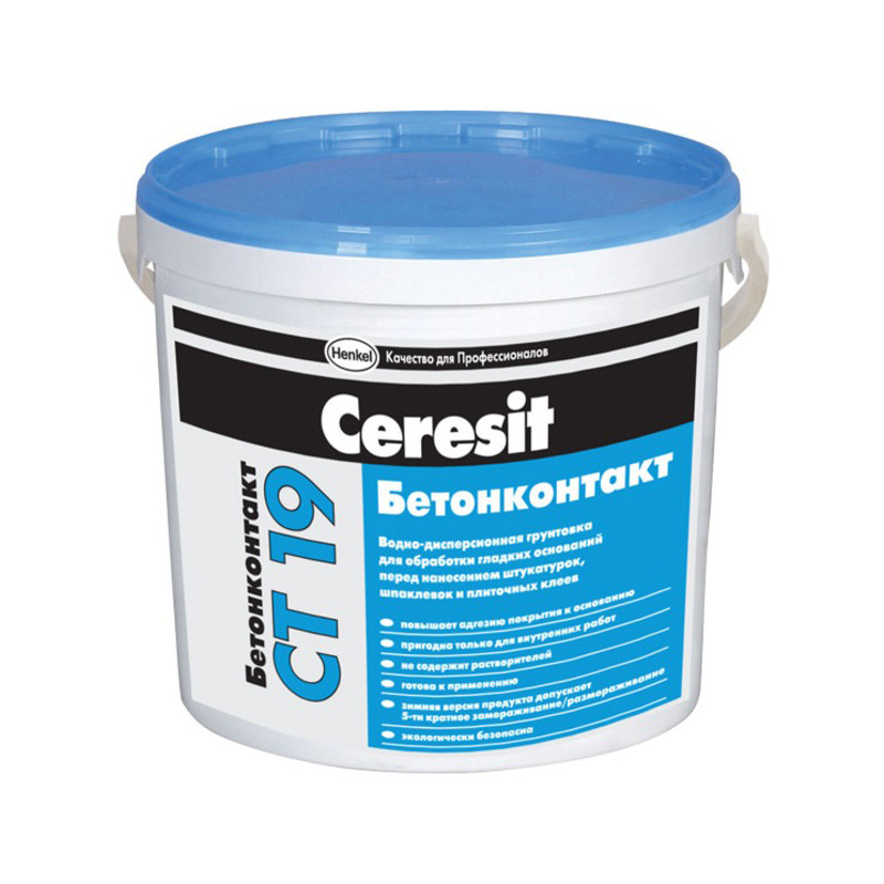 Ґрунтовка бетоконтакт Ceresit CT-19 (7,5 кг)