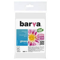 Фотобумага глянцевая BARVA 10x15, 200г/м2, 100 л, Everyday (IP-CE200-217)